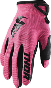 Thor Womens Sector Gloves - Black Pink