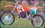 Tecnosel Team Honda Seat Cover For Honda CR125 1991-1992 - Red/White