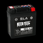 BS Battery Maintenance-Free Battery For Honda CRM50 1992-1996 - Black