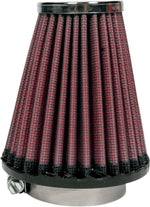 K&N Universal Clamp On Air Filter For Yamaha XS 500 1976-1979 - Black Red