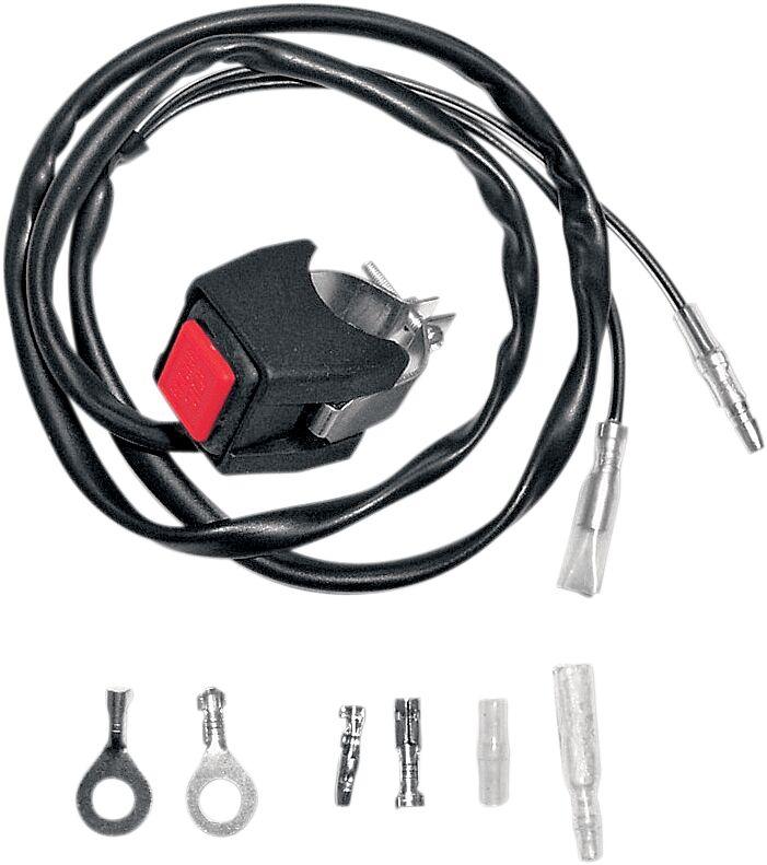 K&S Kill Switch For Yamaha WR250 1994-1996 - Black/Red