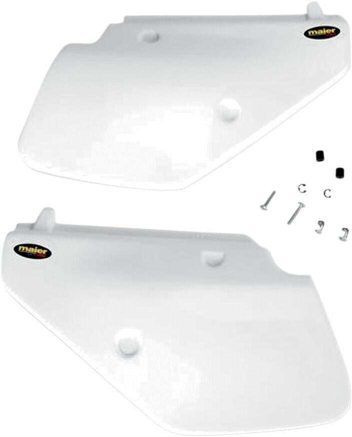 Maier Side Panels For Suzuki DR250S 1990-1992 - White
