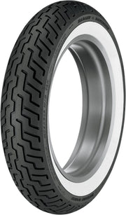 Dunlop D402 Front Tyre Wide Whitewall TL 72H MT90-16"
