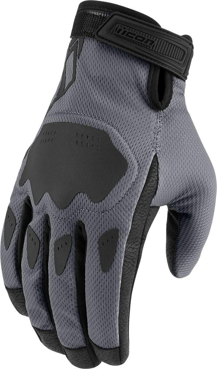 Icon Hooligan CE Gloves - Black Grey