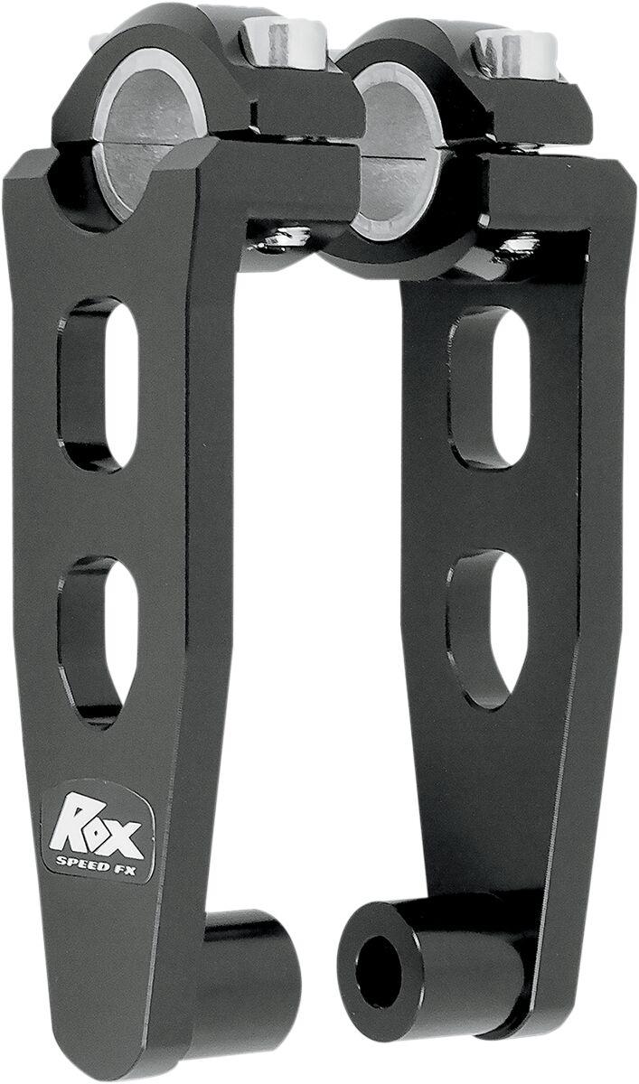 Rox Speed FX Elite Pivoting Handlebar Risers For 7/8" & 1-1/8" Handlebars For Honda CRF250R 2018-2021 12.5 cm (5") - Black
