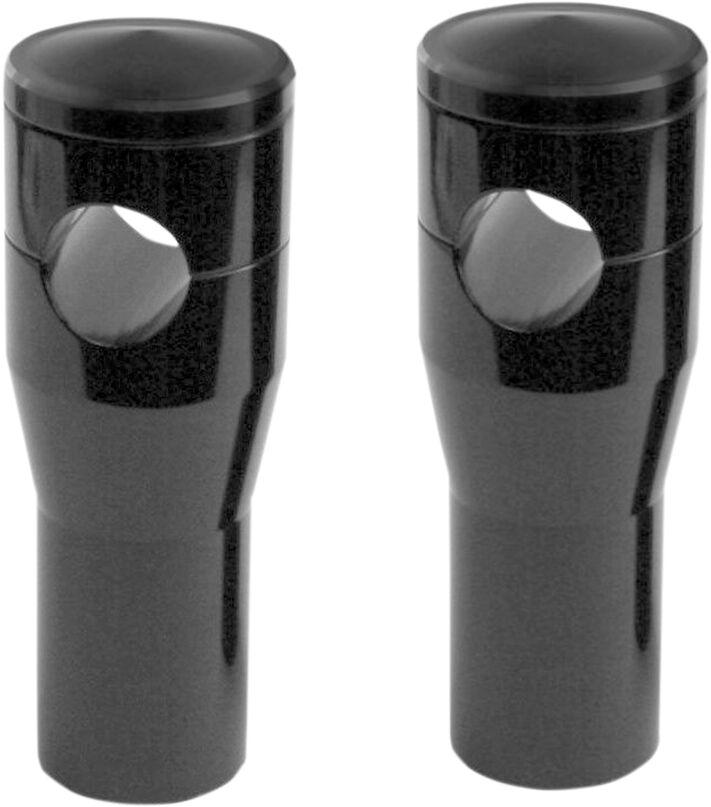 Accutronix Elite Custom Billet Aluminium Risers For Harley Davidson FXSTSSE3 1800 2009 10 cm (4") Straight - Black