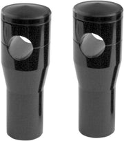 Accutronix Elite Custom Billet Aluminium Risers For Harley Davidson FXSTSSE3 1800 2009 10 cm (4") Straight - Black