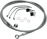 Drag Specialties Stainless Steel Brake Hose Kit For Harley Davidson FLST 1340 1987-1990 Front