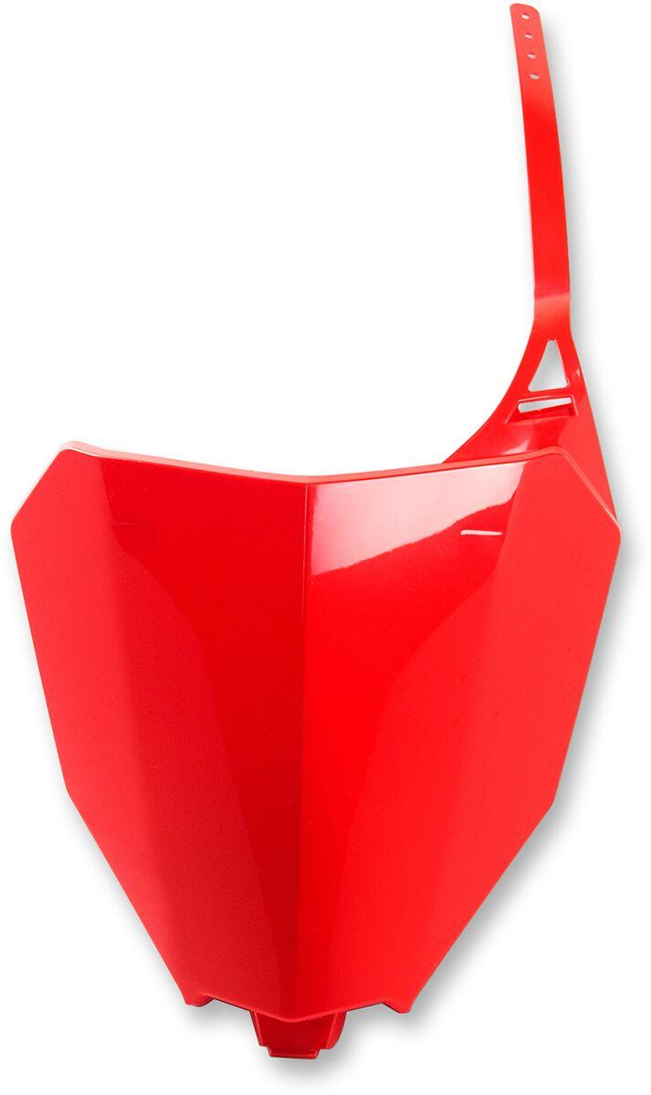UFO Front Number Board For Honda CRF250R 2018-2021 - CR Red