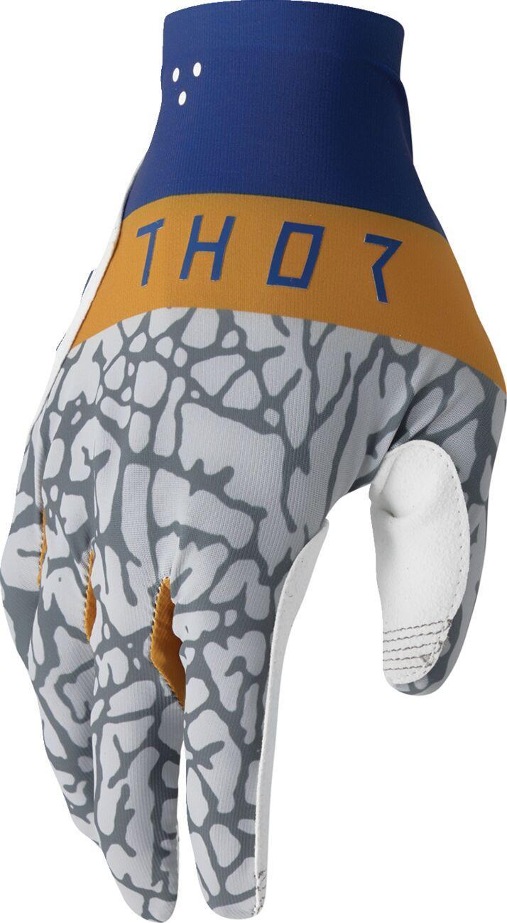 Thor Sportmode Bravo Gloves - Copper/Grey/Navy/White