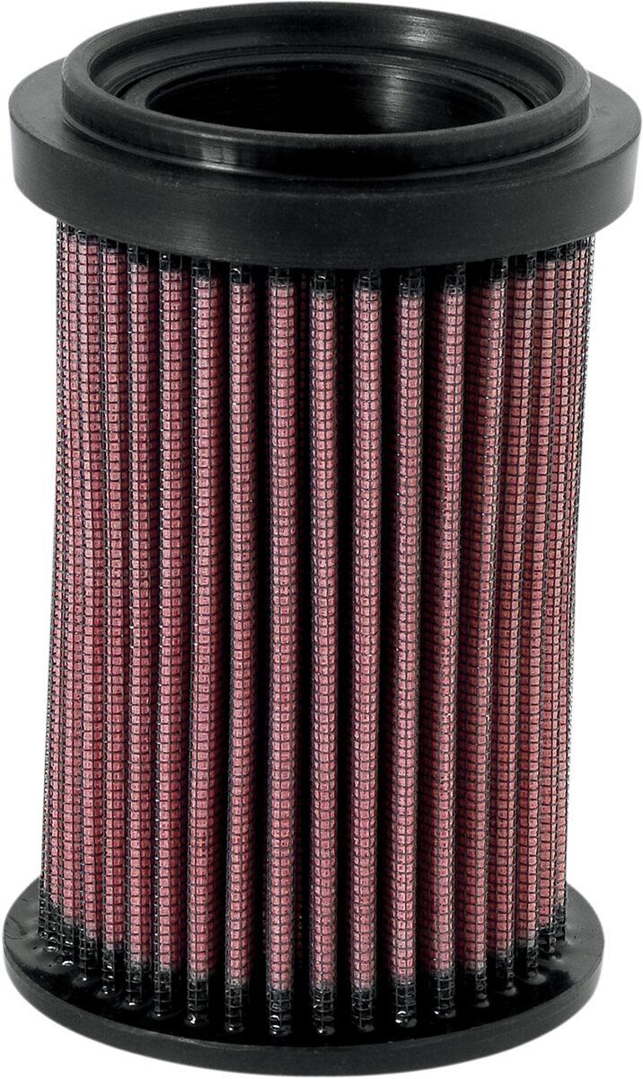 K&N High Flow Air Filter For Ducati Monster 1100 2009-2010 - Black Red