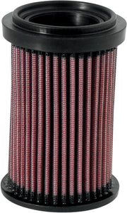 K&N High Flow Air Filter For Ducati Monster 1100 2009-2010 - Black Red