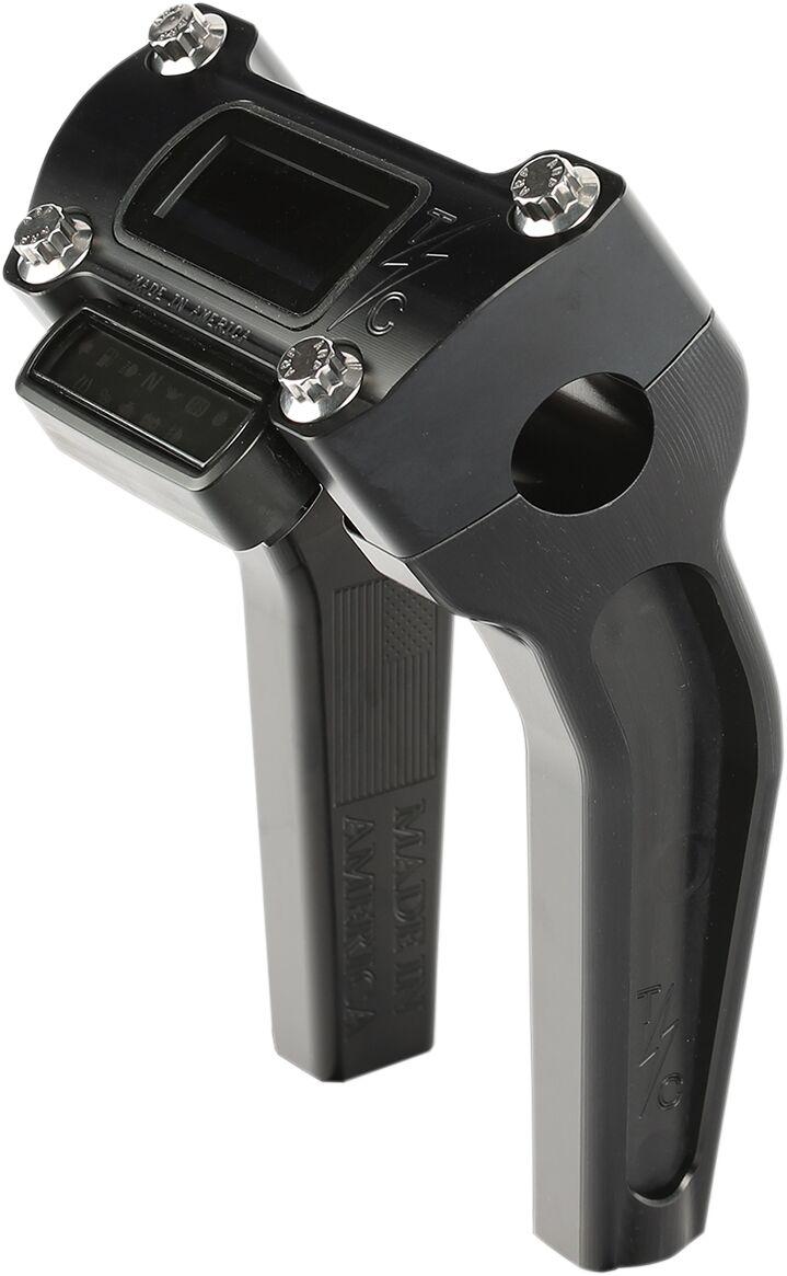 Thrashin Supply Co Handlebar Riser For Harley Davidson FXBB 1750 2018-2020 16.5 cm (6-1 2") - Black