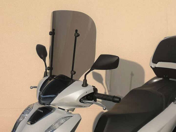 Bullster Windscreen For Honda SH 125 I 37.5 cm (14-3 4") - Grey Smoke