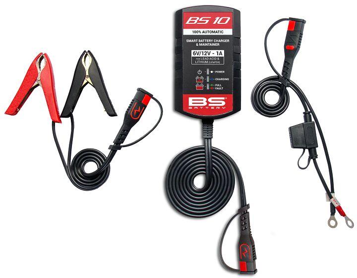 BS Battery BS10 6V/12V-1A Battery Charger With UK Plug