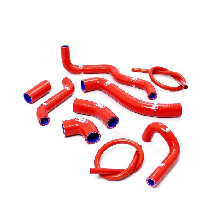 Samco Radiator Hose Kit For Aprilia Tuareg 660 2022-2024 - Red