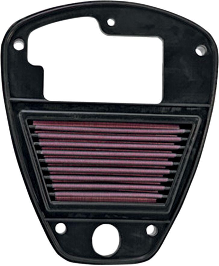 K&N High Flow Air Filter For Kawasaki VN 900 2006-2016 - Black Red