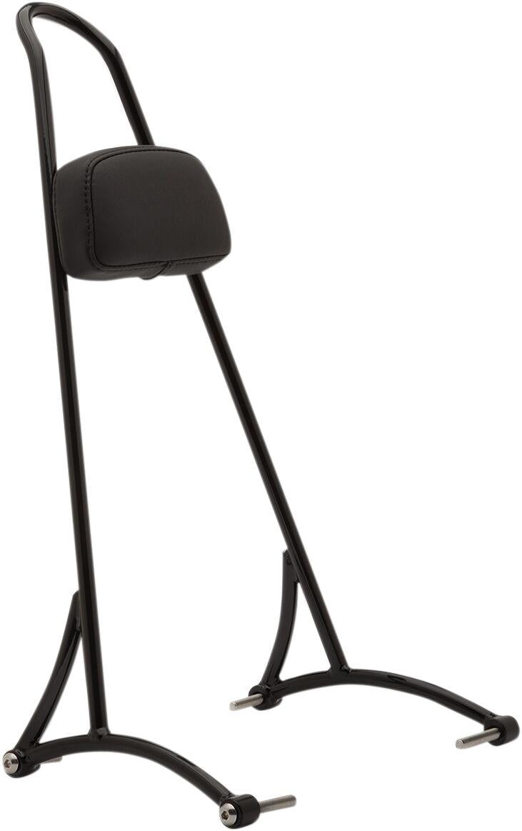 Burly 20" Tall Sissy Bar For Harley Davidson FXD 1584 - Black