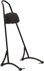 Burly 20" Tall Sissy Bar For Harley Davidson FXD 1584 - Black