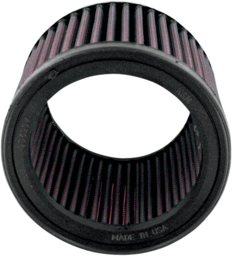 K&N High Flow Air Filter For Moto Guzzi Breva 1100 2004-2007 - Black Red