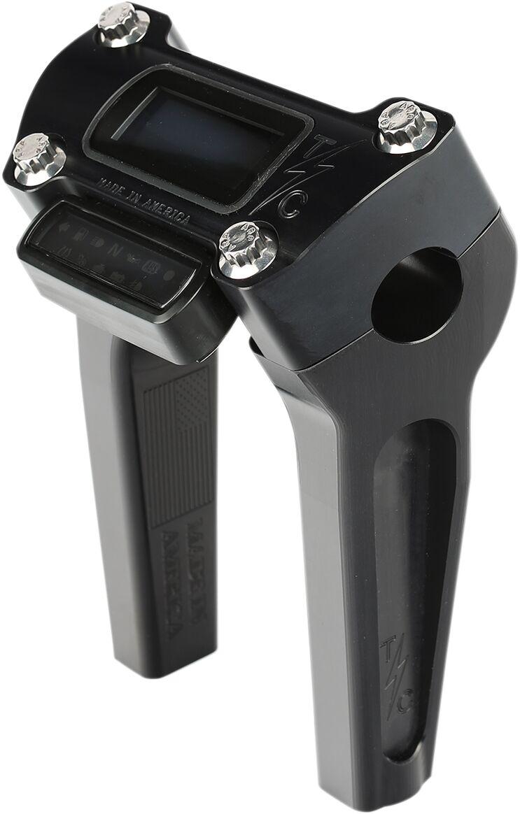 Thrashin Supply Co Handlebar Riser For Harley Davidson FXBB 1750 2018-2020 15 cm (6") - Black