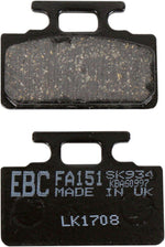 EBC Organic Base "FA" Brake Pads For Honda RS 125 R 2004-2007 Rear
