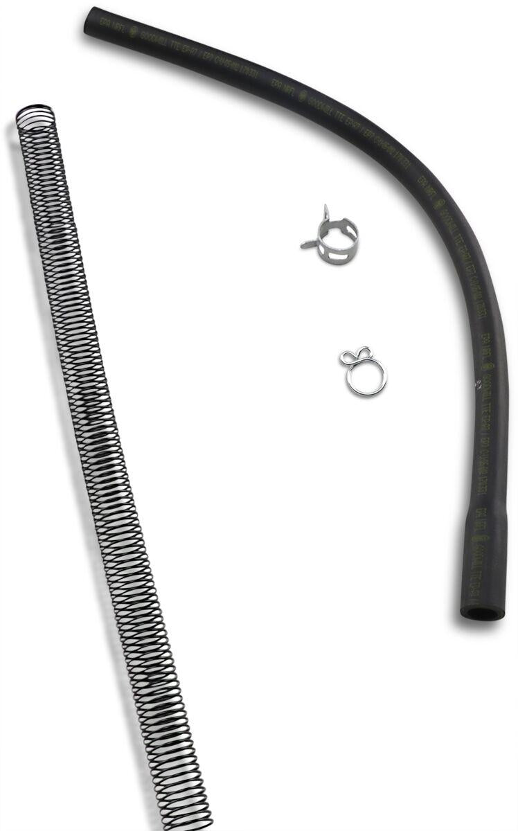 All Balls Hose & Clamp Kit For Kawasaki VN 800 1995-2001 - Black