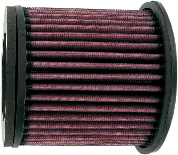 K&N High Flow Air Filter For Yamaha BT 1100 2002-2006 - Black Red