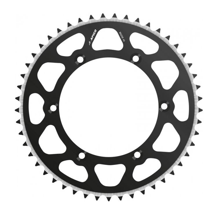Apico Rear Sprocket Evolite For Yamaha YZ65 2018-2025 45T Black