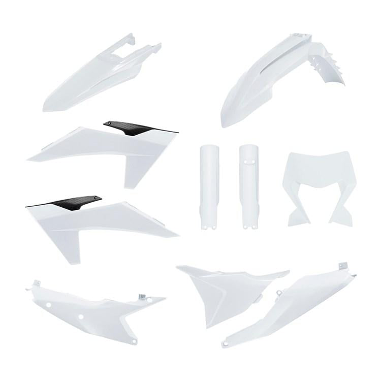 Polisport Enduro Plastics Kit For KTM EXC/EXC-F 2024-2025 White