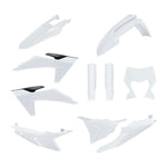 Polisport Enduro Plastics Kit For KTM EXC/EXC-F 2024-2025 White