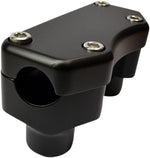 Drag Specialties Handlebar Riser & Top Clamp Kit 38.1 mm Rise - Black