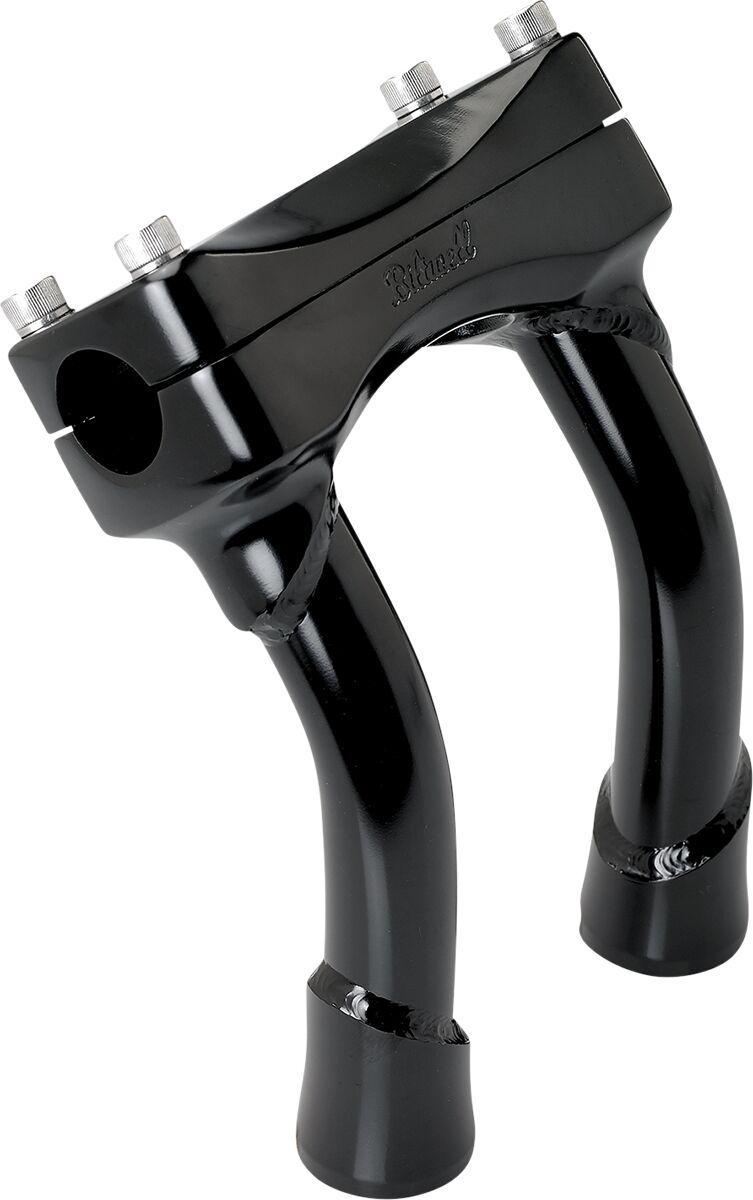 Biltwell Murdock O S Risers 15 cm (6") - Black Satin