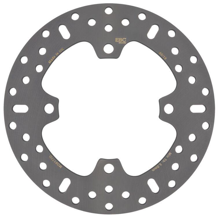 EBC D-Series Round Brake Disc For Honda PCX 125 ABS 2021-2022 Front Left - Stainless Steel