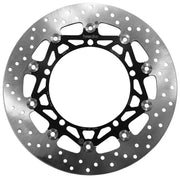 Brembo Oro Prime Line Floating Brake Disc For Triumph Speed Triple 1050 ABS - Black/Silver/Stainless Steel