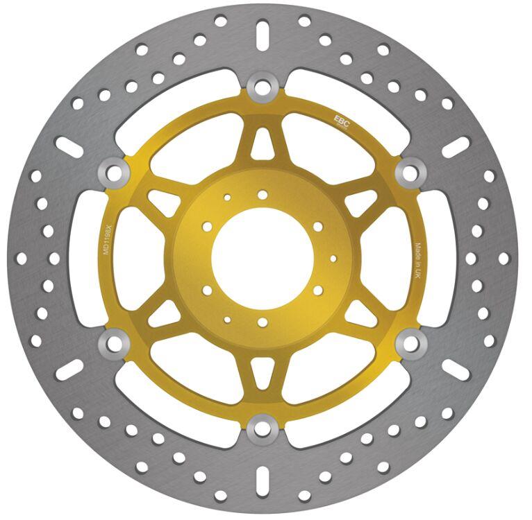 EBC X-Series Brake Disc For Honda CRF1000L 2016-2019 Front/Fits Front Left Or Right - Gold/Silver/Stainless Steel