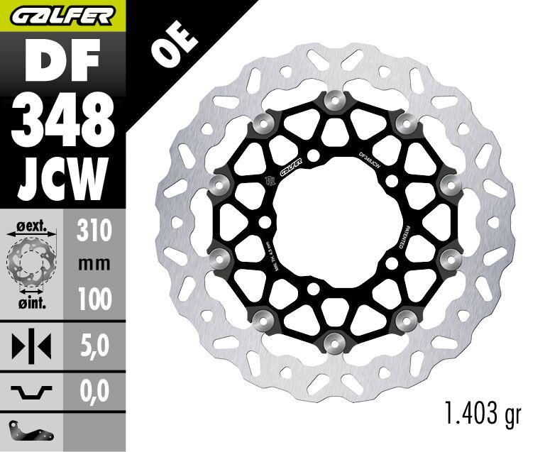 Galfer Floatech Wave Brake Disc For Suzuki GSX-R 1000 2005-2008 - Front