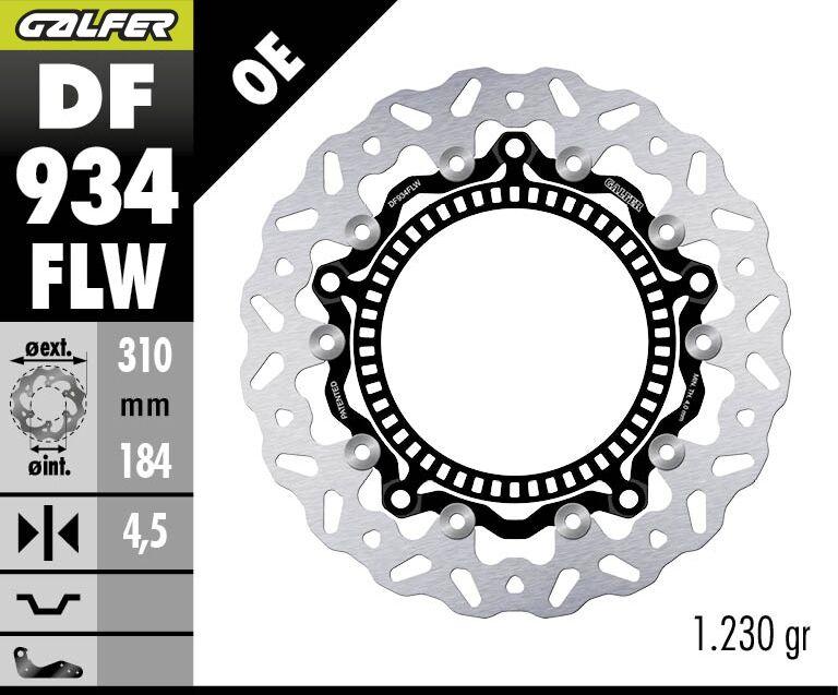 Galfer Brake Disc Floating Wave For Triumph Tiger 660 2025 Front