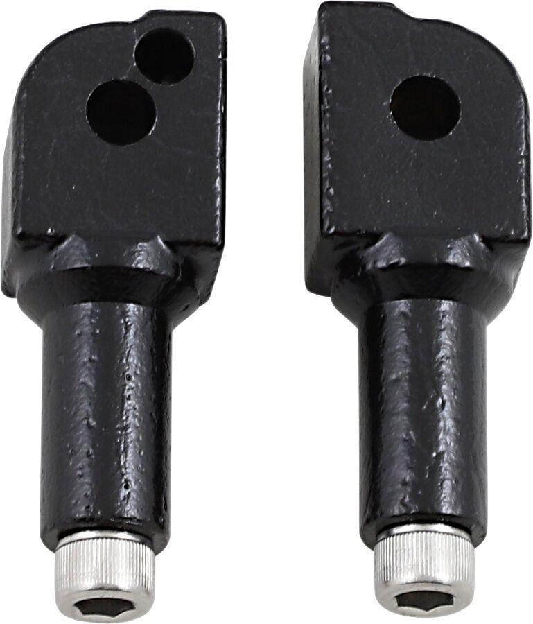 Biltwell Male Clevis Mounts For Harley Davidson FLDE 1750 2018-2020 - Black