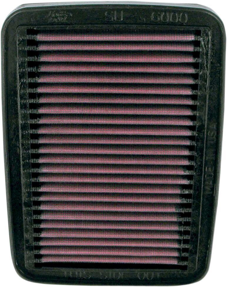 K&N High Flow Air Filter For Suzuki GSF 1200 2000-2005 - Black Red