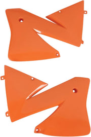 UFO Radiator Scoops For KTM  EXC125 2001-2002 - KTM Orange