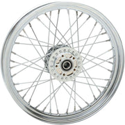 Drag Specialties Laced Wheel For Harley Davidson FXD 1450 19x2.5 Front - Chrome Silver