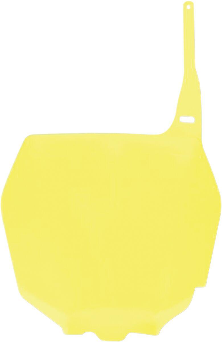 UFO Front Number Board For Suzuki RM125 2001-2012 - OEM Yellow