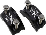Thrashin Supply Co Brake Clutch Perch Clamps For Harley Davidson FLD 1690 2012-2013 - Black Chrome