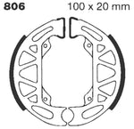 EBC Standard Brake Shoes For Mash Bipop 50 AC 2015-2016 Rear