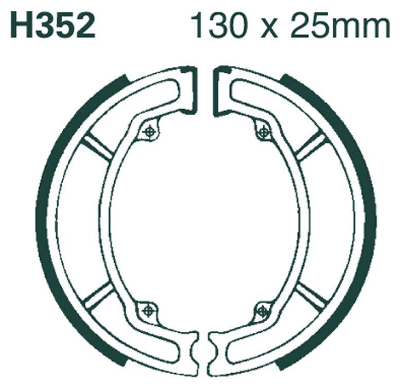EBC Standard Brake Shoes For Honda C 125 ABS Super Cub 2018-2020 Rear