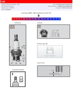 Champion Spark Plug For John Deere XUV 855 D 4X4 2011