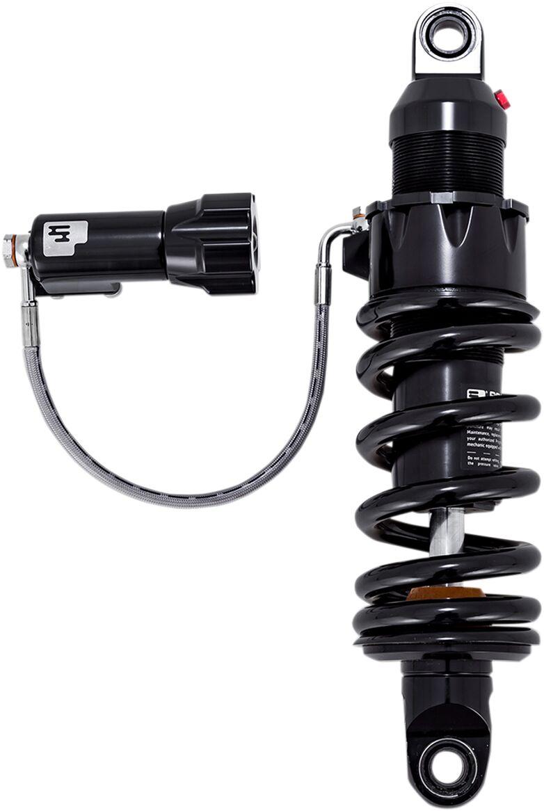 Progressive Suspension 465 Series Shock With Remote Adjustable Preload For Harley Davidson FLDE 1750 ABS 2018-2020 332.74 mm (13.10") - Black