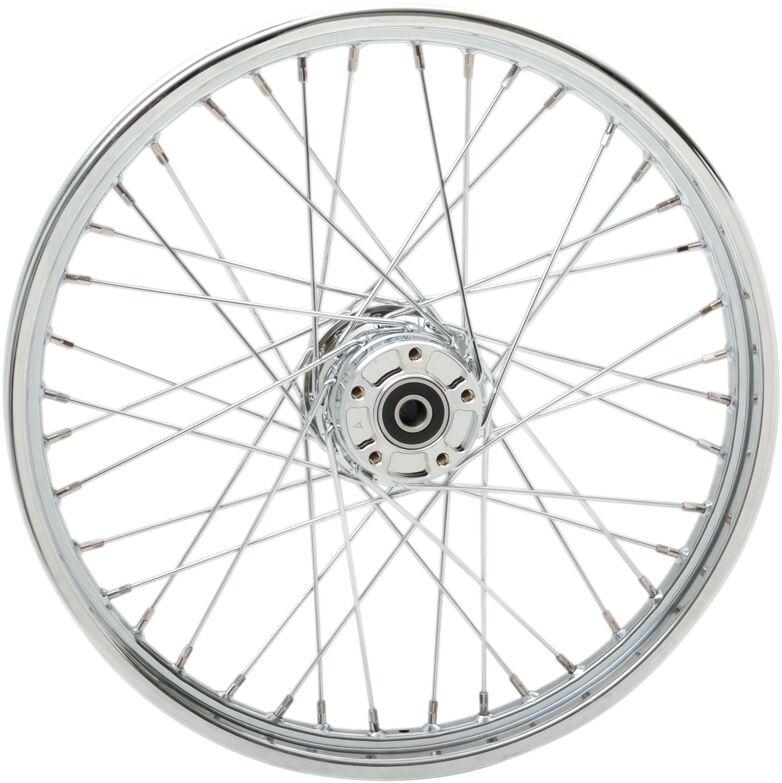 Drag Specialties Laced Wheel For Harley Davidson FXST 1450 2000-2003 21x2.15 Front - Chrome Silver