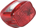 Drag Specialties Replacement Taillight Lens For Harley Davidson FLHR 1450 1999-2003 Rear - Clear/Red